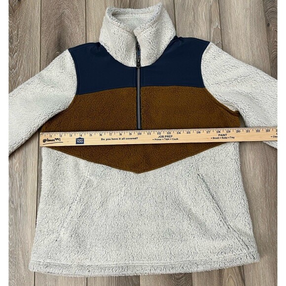 Kuhl Prism 1/4 Zip Sherpa Fleece Pullover Sweatshirt Women’s Medium Zip Pockets - Picture 11 of 11